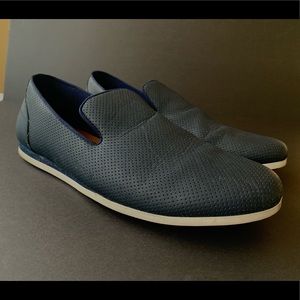 Size 11 blue Aldo slip ons